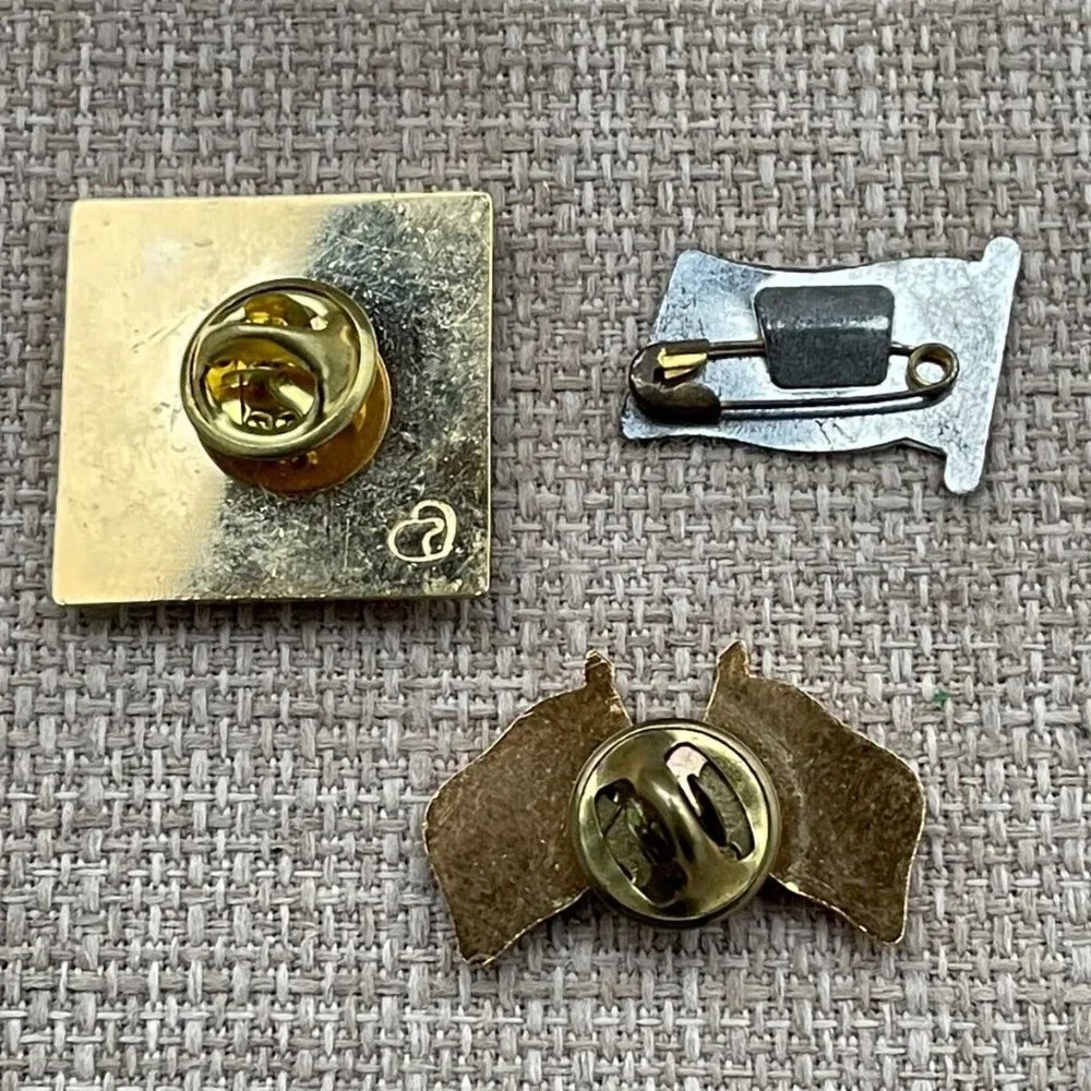 lot of 3 pins US Flag Patriot Pins Vintage Pins